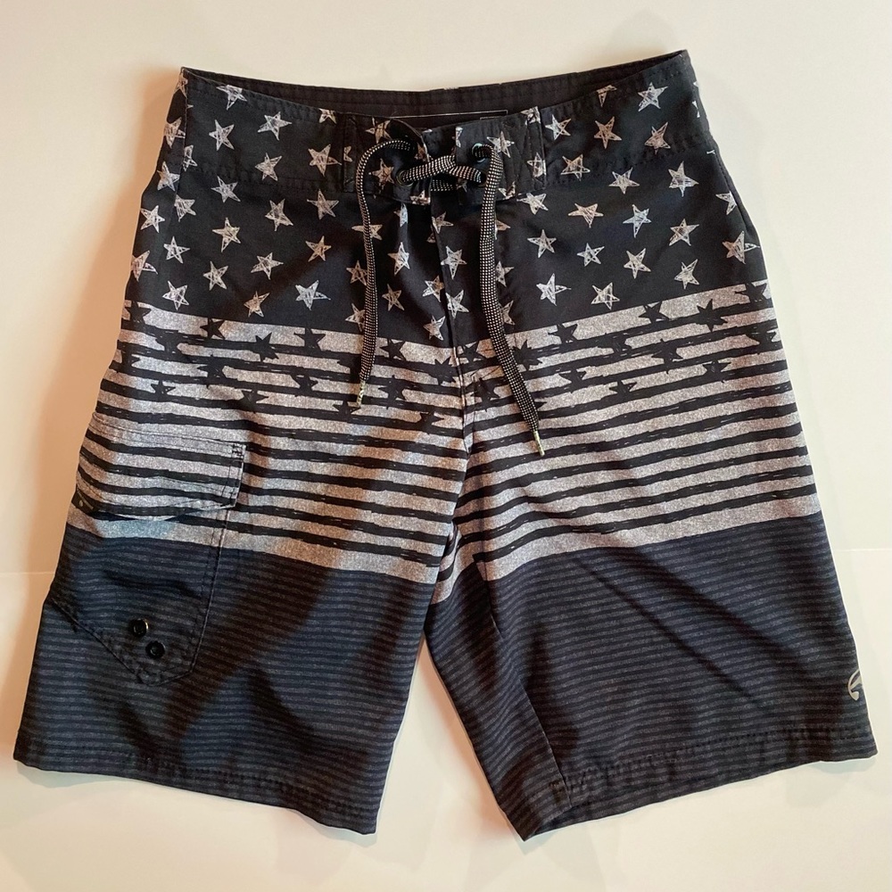 Ocean Current Swim Trunks